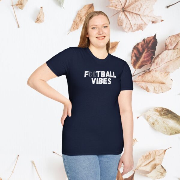 Footbal Vibes / Unisex Softstyle T-Shirt - Image 3