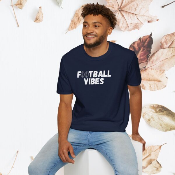 Footbal Vibes / Unisex Softstyle T-Shirt - Image 6