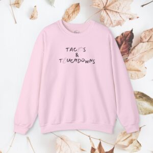 Tacos & touchdown / Unisex Crewneck Sweatshirt