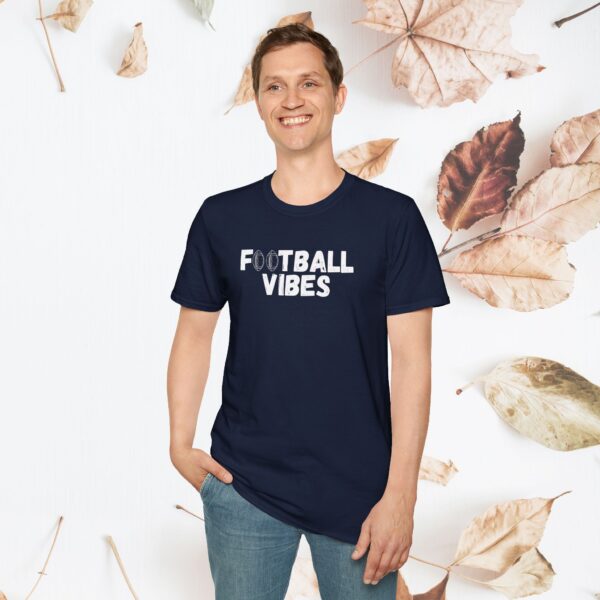 Footbal Vibes / Unisex Softstyle T-Shirt - Image 4