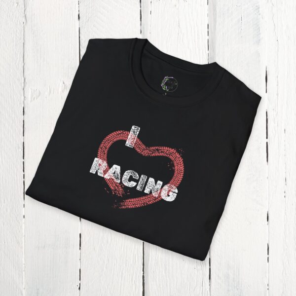 I love racing | Adult Unisex Softstyle T-Shirt