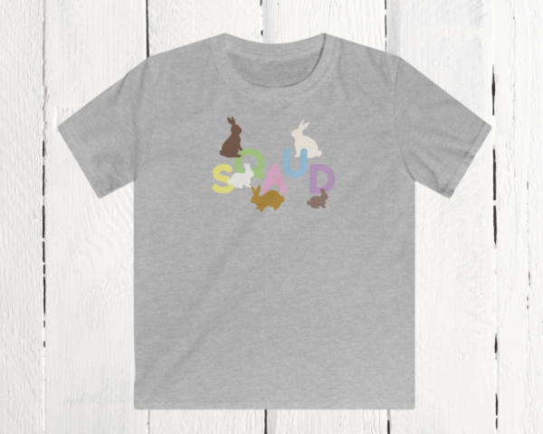 Squad with bunnies | Kids Softstyle Tee - Image 2