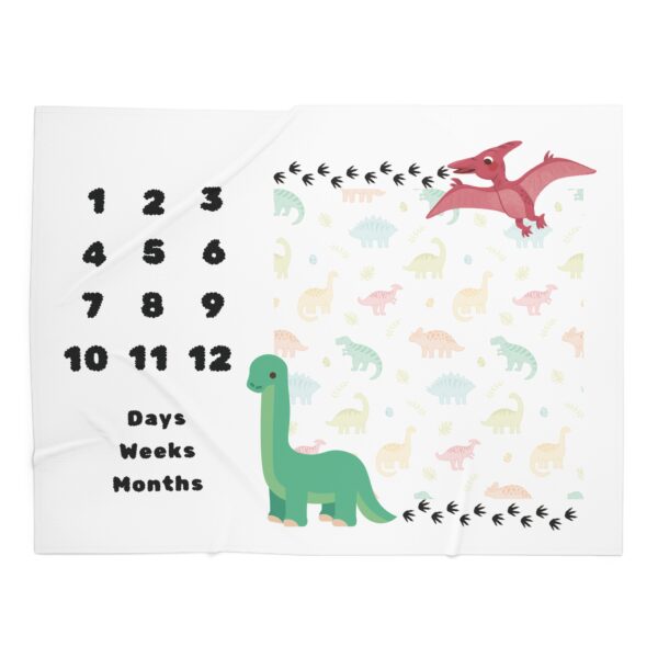 Dino | Baby Milestone Blanket